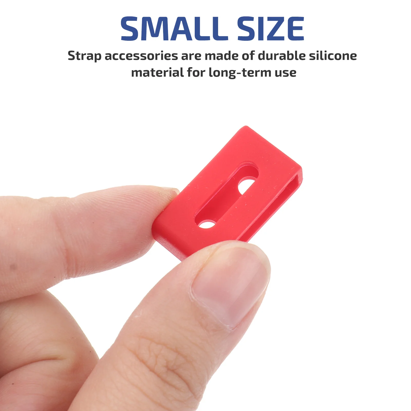 3 pezzi anelli per cinturini in silicone anelli di fissaggio di ricambio per Ga110 Ba colore brillante flessibile robusto facile installazione 22 mm rosso