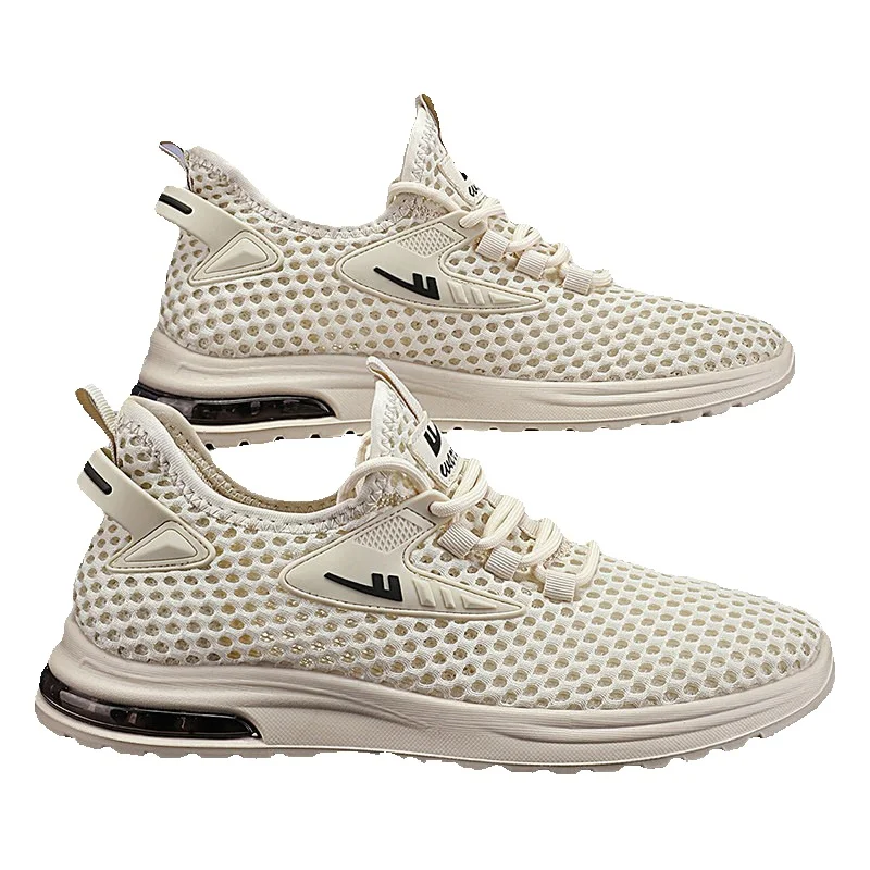 Pull-back Shoes For Men, Summer Breathable Shoes, New Popular Models, Mesh Running Shoes, Mesh Sports Shoes For Men_vogvips.com