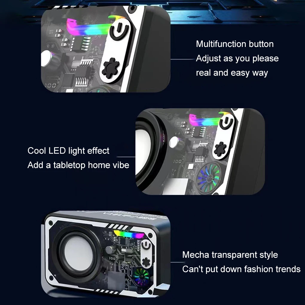 مكبر صوت بلوتوث محمول عالي الدقة لعشاق الموسيقى اتصال بلوتوث مكبر صوت للموسيقى أبيض V1