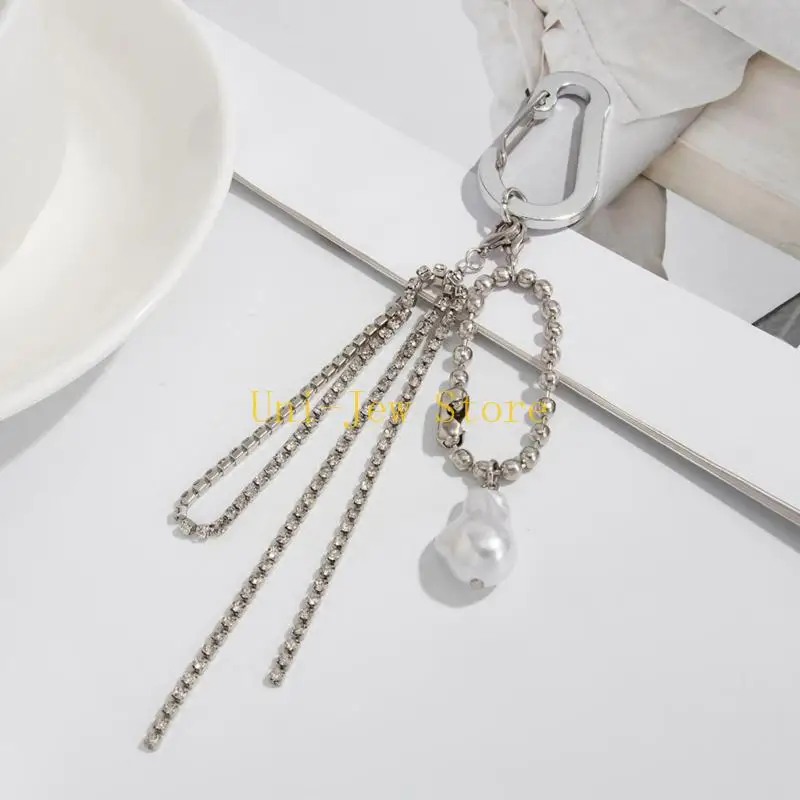 40 جيجا بايت الباروك مستوحى من اللؤلؤ فو مفتاح حلقة سبيكة مقطع ملحق متعدد الأغراض للاستخدام اليومي #2