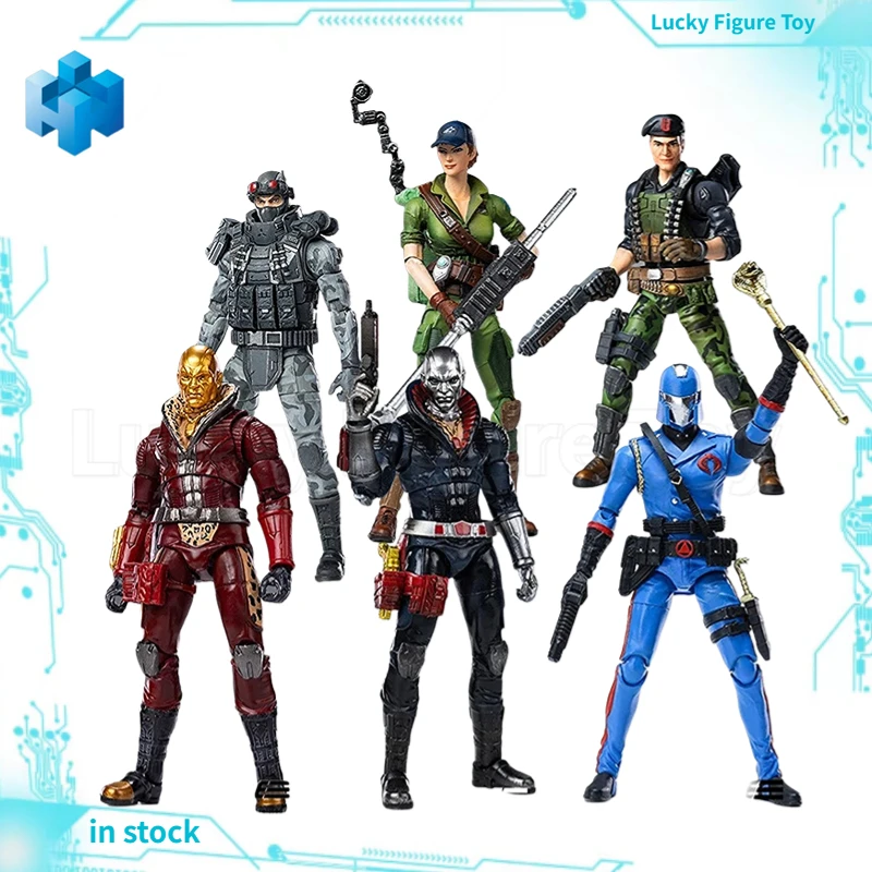 

【Оригинал】ИЯ 1/18 изысканная мини-серия G.I.Joe Lady Jaye аниме для подарка 4-дюймовая экшн-фигурка орнамент коллекция модель аниме