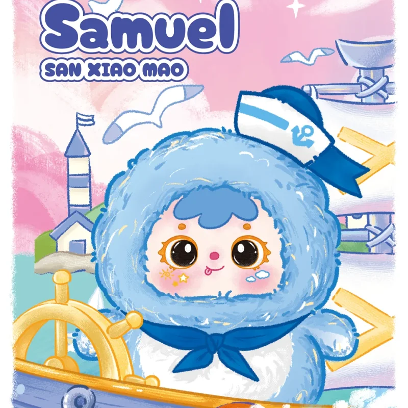 

Сэмюэл Океанская история, виниловая плюшевая слепая коробка, милая кукла-животное, модная игрушка, рюкзак, подвеска, брелок, загадочная коробка, подарок-сюрприз для девочек