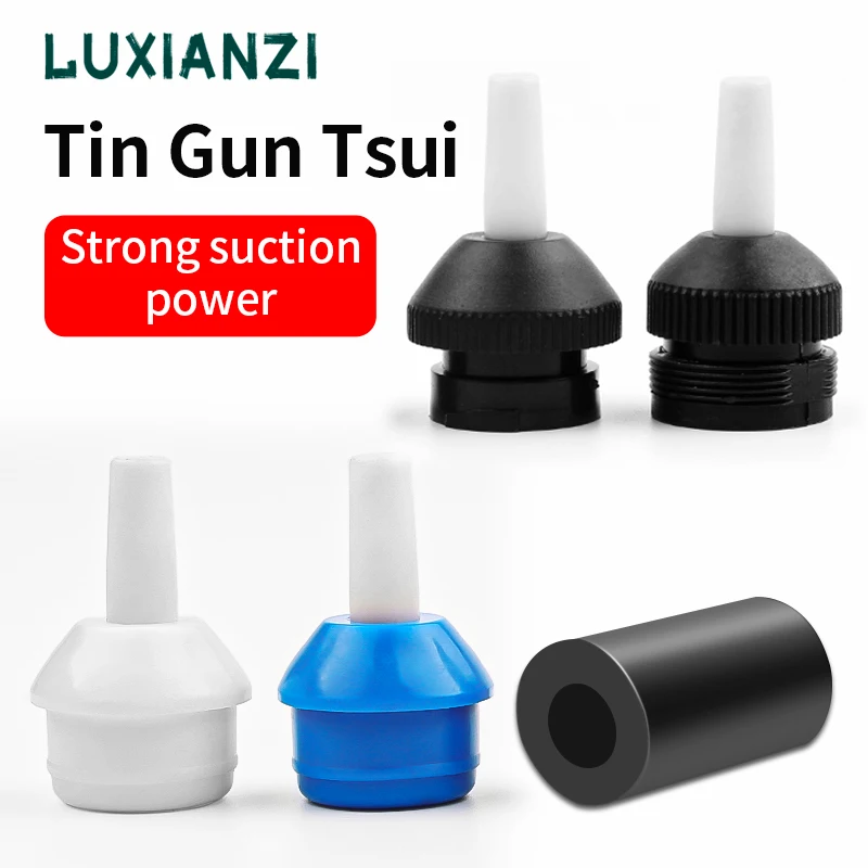 

LUXIANZI 5pcs Desoldering Pump Replacement Head Suction Tin Pen Tips Plastic Powerful Desoldering Pump Accessories Welding Tools