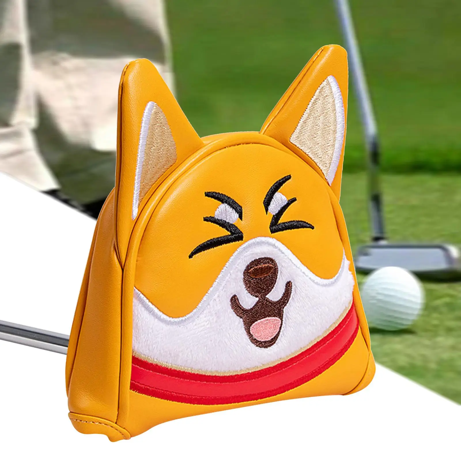 

Golf Mallet Putter Head Cover Cute Protection Guard Dog Golf Club Headcover