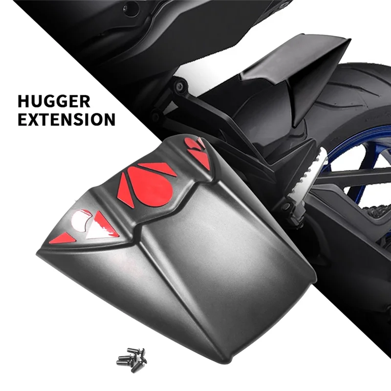 

A03E-Motorcycle Rear Mudguard Fender Extender Hugger Extension Rear Wheel Cover For Yamaha Tracer 900 Tracer900 GT 2018-2020