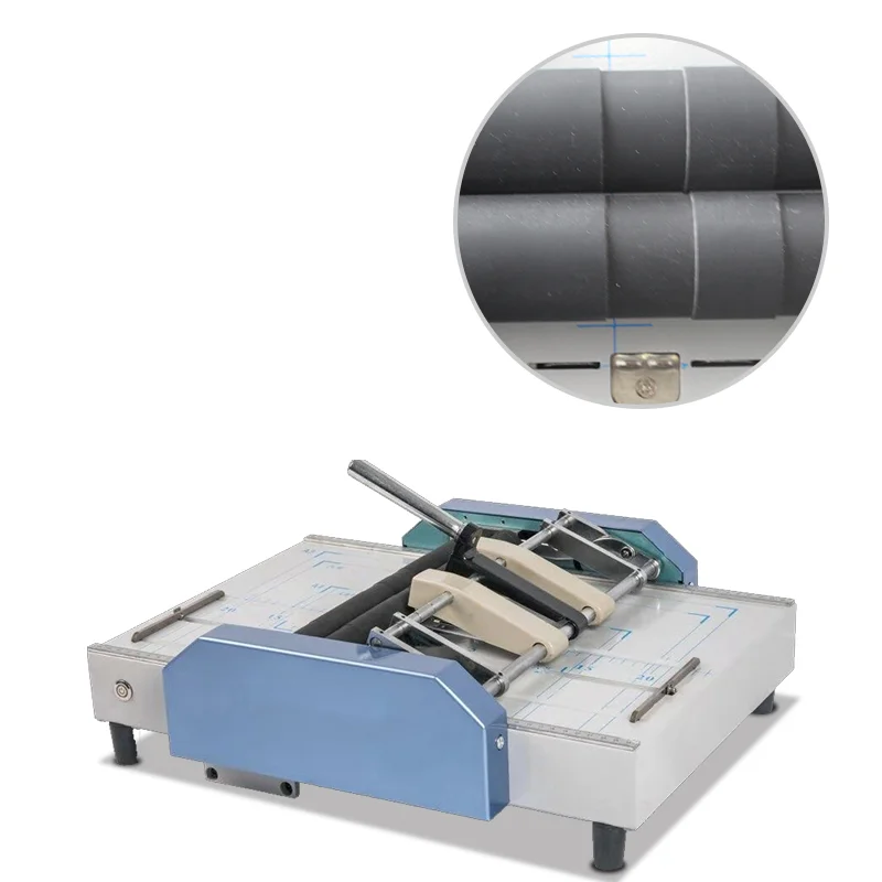 A3 A4 Book Binding Machine Paper Notebook Folding Machine Manual Booklet Maker