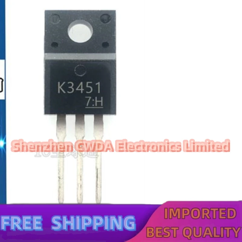 10PCS-20PCS   2SK3451 K3451 13A/600V TO-220F N MOS In Stock Can Be Purchased