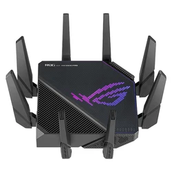 ASUS GT-AX11000 PRO Tri-Band WiFi 6 Gaming Router World's First 1x10G & 1x2.5G WAN / LAN Gaming Port DFS 2G Quad-Core Processor