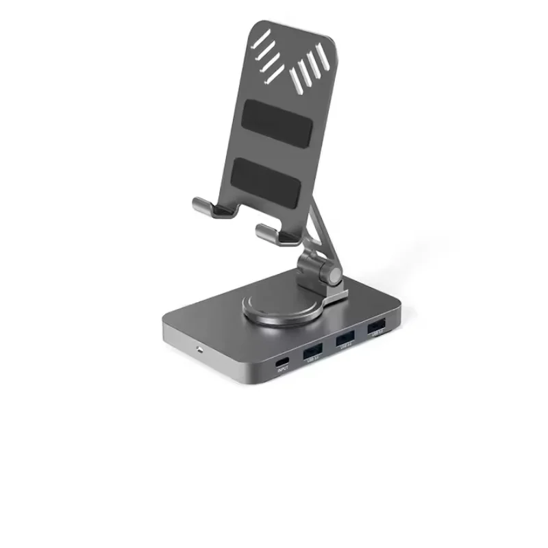 8In1 USB C Multiport New Arrived 8 in 1 USB C Hub with Foldable Stand for iPad Pro Android Tablet Laptop