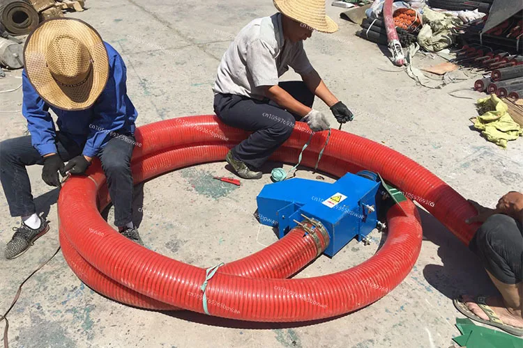 Grain Suction Machine Cement Powder Soft Tube Suck Flexible Hose Spiral Pipe Auger Screw Conveyor