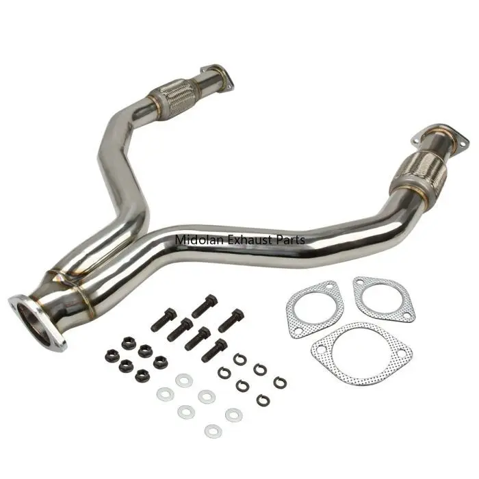 

Downpipe Exhaust Pipe for 2009-2016 Nissan 370Z 2008-2013 INFINITI G37 3.7L VQ37HR 2.5"