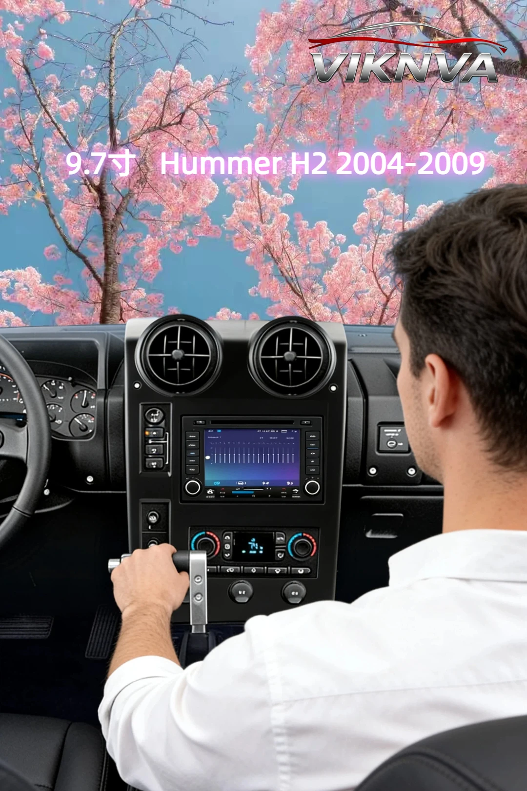 

Автомагнитола Android 13 для Hummer H2 2004-2009, GPS-навигация, видеоплеер, DVD, мультимедиа, 4G, Wi-Fi, DSP