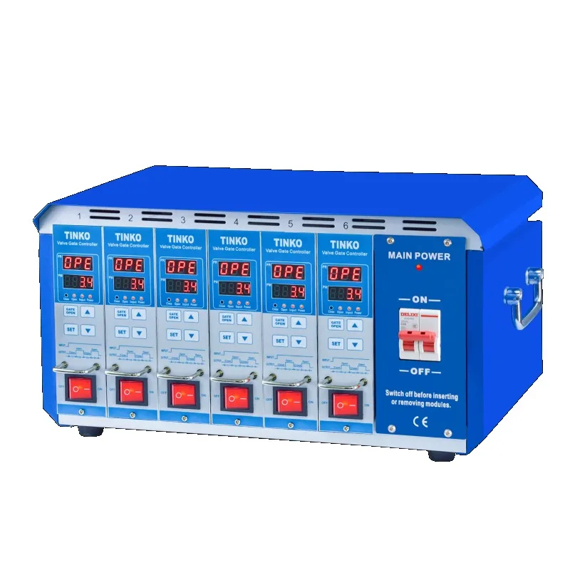 AC85~400V TINKO Hot Runner Sequential Valve Gate Controller for Injection Process Control