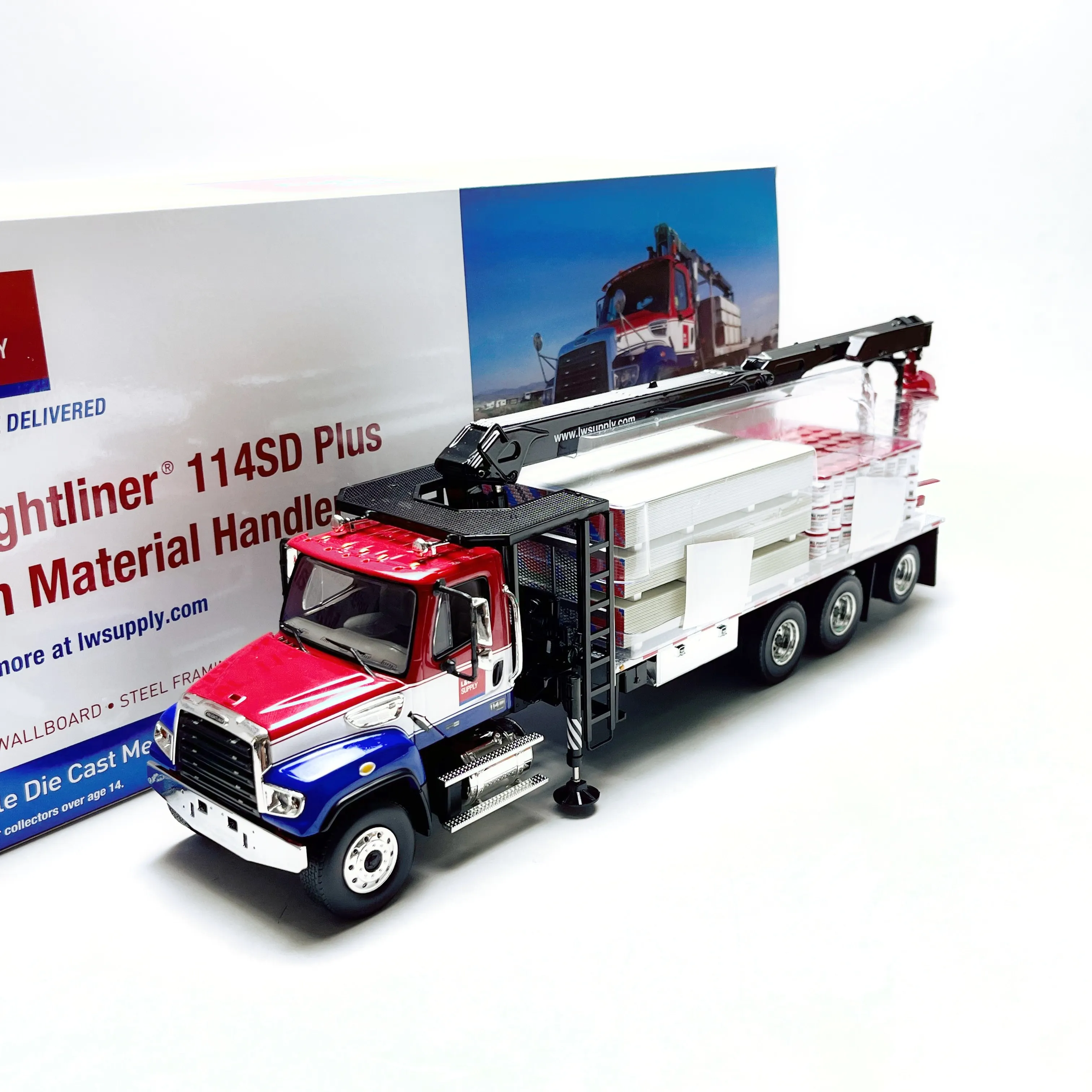 

Diecast First Gear 1/34 Scale 114SD Mobile Crane 10-4274 Truck Model Alloy Car Model