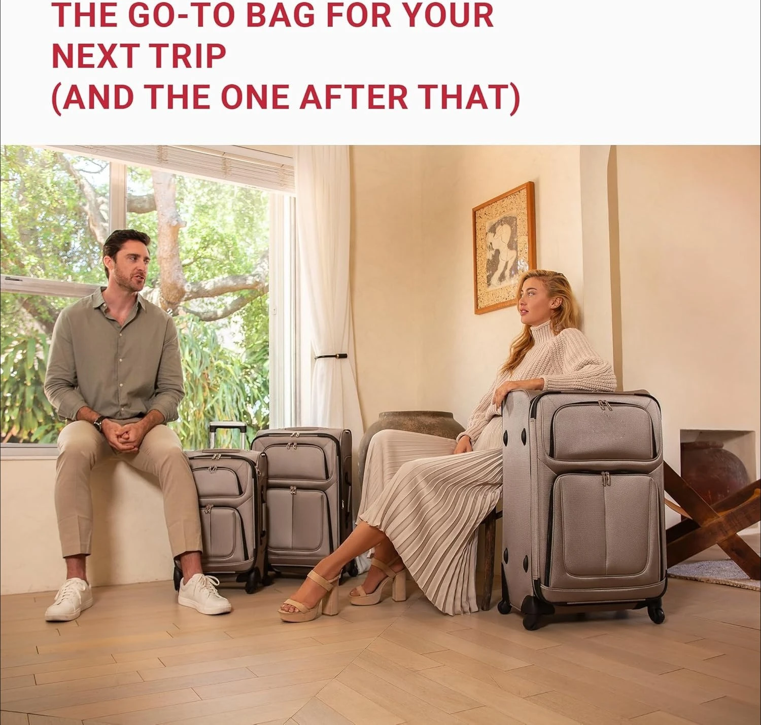 Walizka rozkładana ZZH Sion Softside – walizka podręczna z kółkami obracającymi się o 360 stopni i wysuwanym uchwytem – 21 cali, idealna dla 1-3 osób