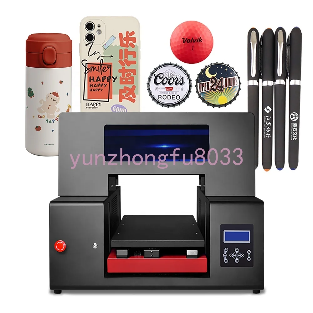 Xp600 Inkjet A3 Uv Printer Cell Phone Case Logo Digital Printing Shop Machines Flatbed