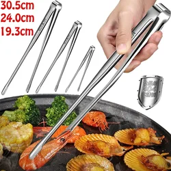 Stainless Steel Barbecue Clip 304 Food Grade Multipurpose Barbecue Grill Tongs Grippers for Picnic Meat BBQ Cooking Gadgets