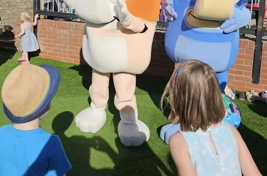 The Bingo Dog Mascot Costume Mascot Adult Halloween Carnival Fancy Party Cosplay Props