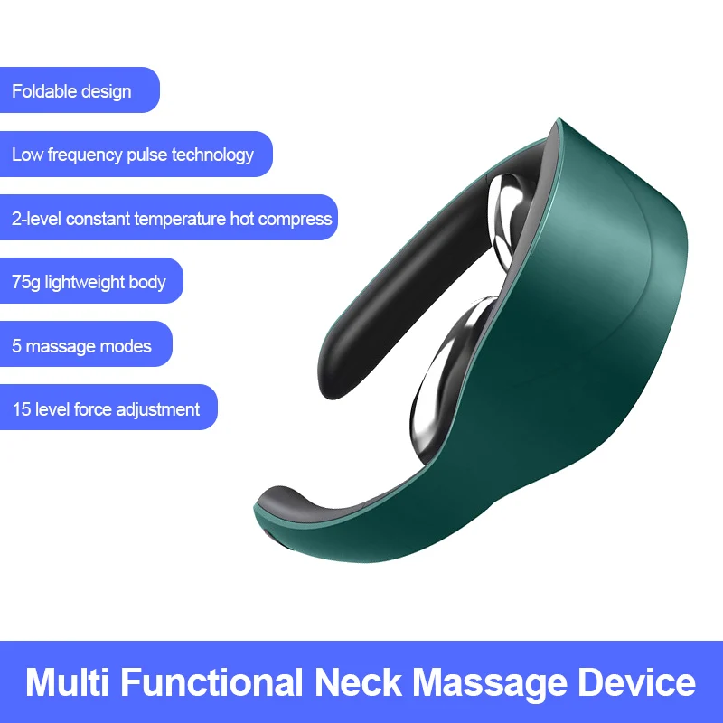 

Многофункциональные массажные товары, подарок, портативный электрический массажер шиацу для шеи и плеч, умный мини-полностью автоматический массажер для шеи