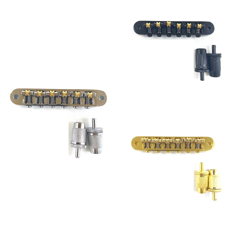 Adjustable Upper Chord Bridge Ball Roller String Pulling Plate Roller Saddle Guitar Bridge Lp Ball Bridge