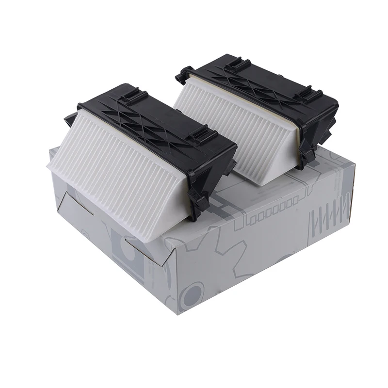 Left & Right Side Air Filters Set of 2 For Mercedes-Benz M-Class W164 W166 GL320 GL350 ML350 S350 GL450 ML300