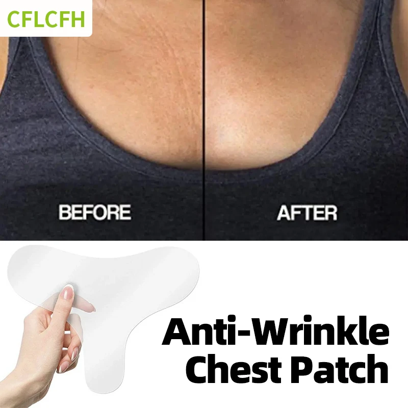 

Anti Wrinkle Chest Patch Transparent Silicone Sticker Breast Lifting Anti Aging Wrinkle Removal Skin Care Reusable T Pad