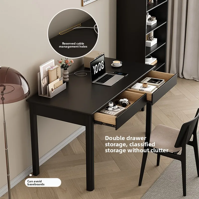 LMM solid wood desk household simple bedroom writing desk