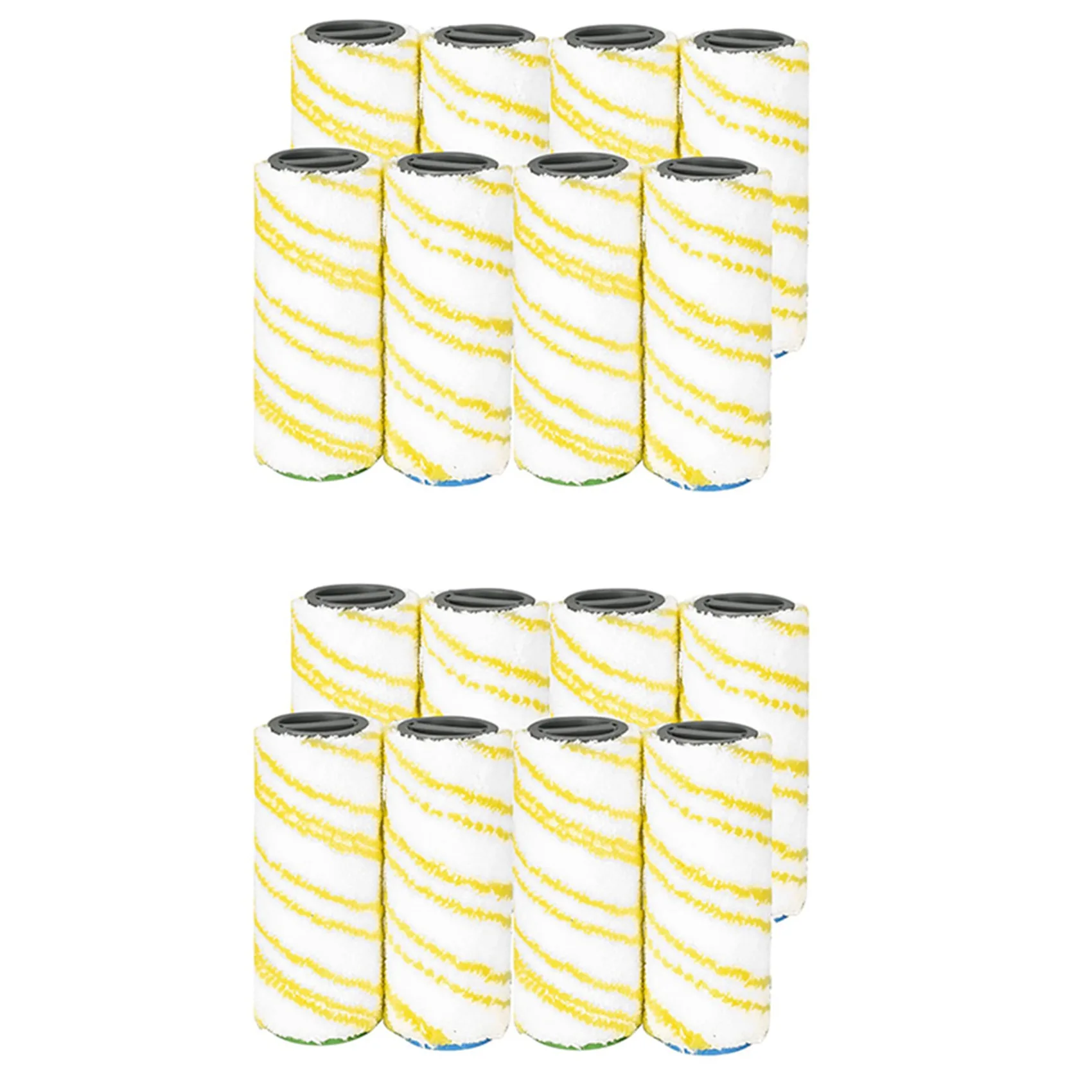 

BAAN-16 Pcs Roller Brush Replacement Accessories For Karcher FC5 FC7 FC3 FC3D Electric Floor Cleaner