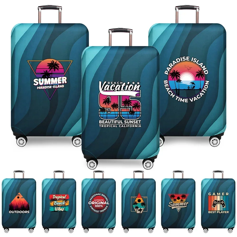 Portable Stretch Fabric Luggage Protective Cover Simplicity Dust Cover Anti-Scratch Protective Holiday Series Travel Accessories