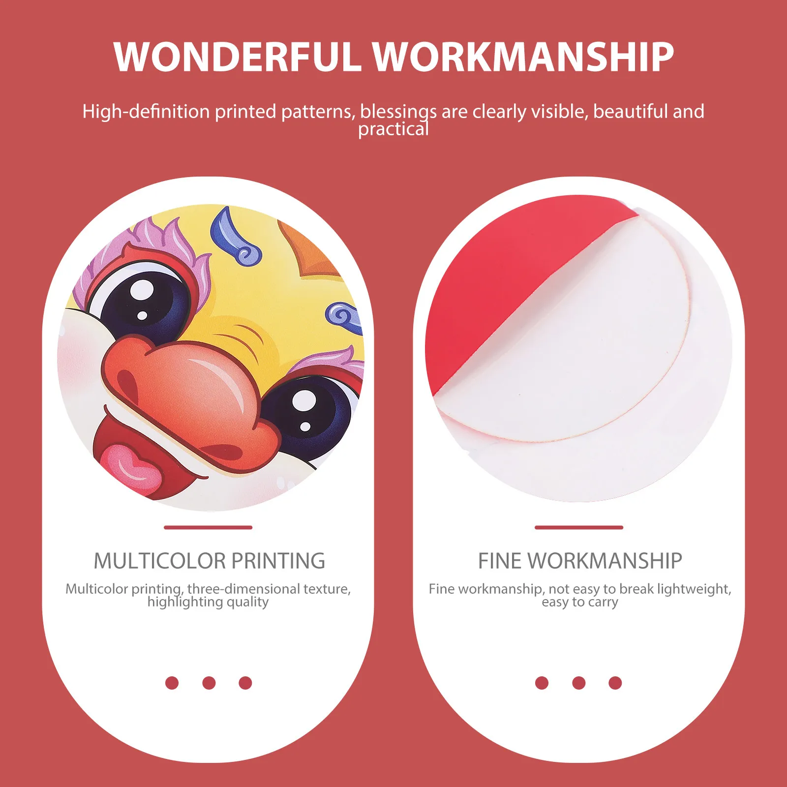 

6Pcs Red Envelopes 2024 Year of Dragon Chinese New Year Lunar Envelopes Cartoon Paper Red Packets Money Gift Pockets Hongbao