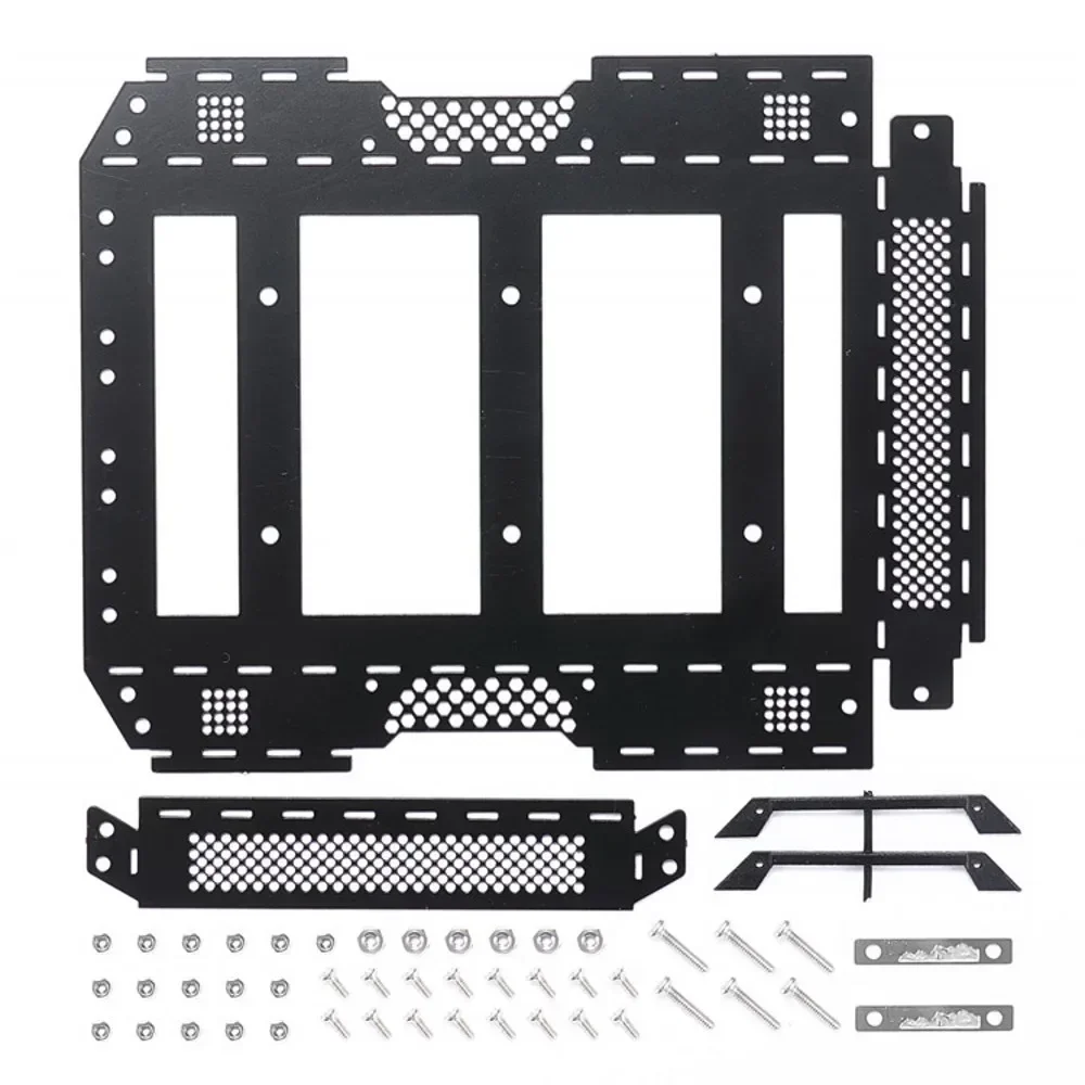 Gepäck-Dachträger aus Metall für 1/24 RC Crawler Car Axial SCX24 AXI00002T1 AXI00002T2 2019 Jeep Wrangler JLU CRC