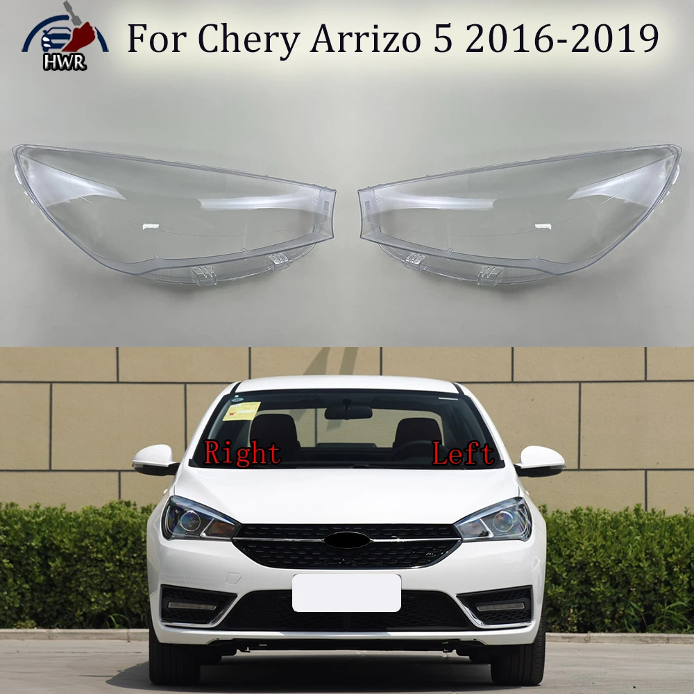 

Headlamp Cover Headlight Shell Transparent Lens Plexiglass Replace Original Lampshade For Chery Arrizo 5 2016 2017 2018 2019