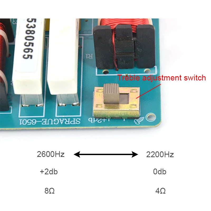Высокомощный Профессиональный фильтр-делитель частоты с независимыми динамиками
