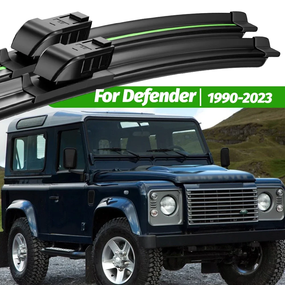 

For Land Rover Defender 1990-2023 2pcs Front Windshield Wiper Blades 1998 2016 2019 2022 Windscreen Window Accessories