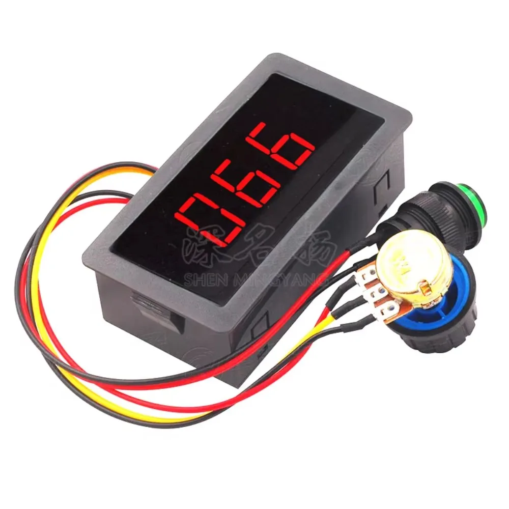 Controlador  Velocidad  Motor DC PWM CCM5D 16KHz 6-30VDC 6/8A, Interruptor  Control  Velocidad Continuo, Pantalla LED  6V 12V 24