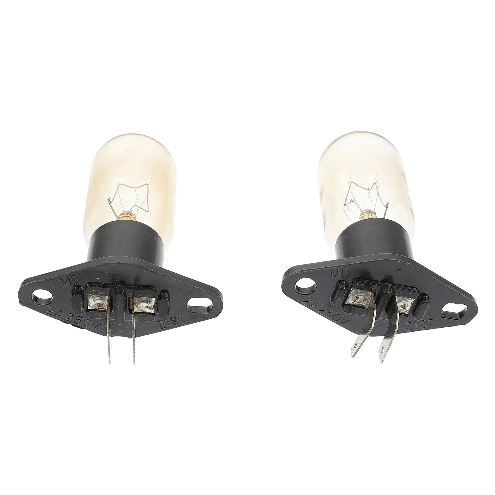 

2Pcs Light Bulb Heat-Resistant Microwave Oven Refrigerator Appliance Replacement 25W Flicker-Free Long-Lasting Lamps