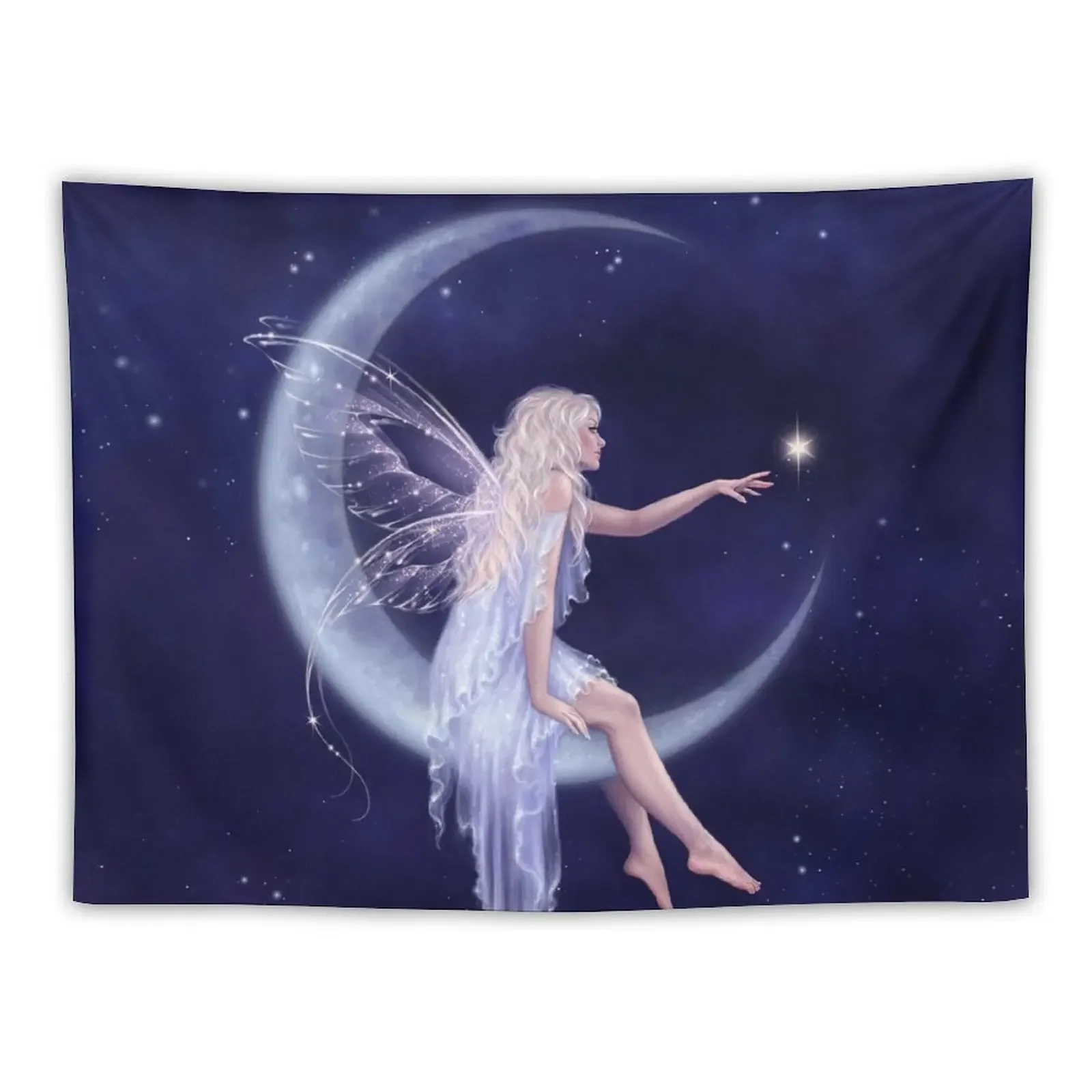 

Birth of a Star Moon Fairy Tapestry Aesthetic Room Decoration Wall Coverings Room Decor For Girls Tapestry