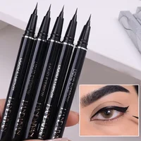 Lápiz Delineador de ojos líquido para cejas, cabeza de 0,01mm, secado rápido, ultrafino, resistente al agua, contorno mate, gusano de seda, maquillaje de ojos, cosmético