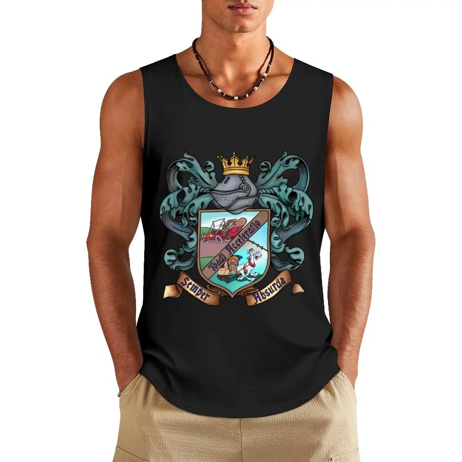 Mister Toad’s Family Crest Tank Top Men's sleeveless t-shirt T-shirts men Japanese t-shirt summer clothes men 2024