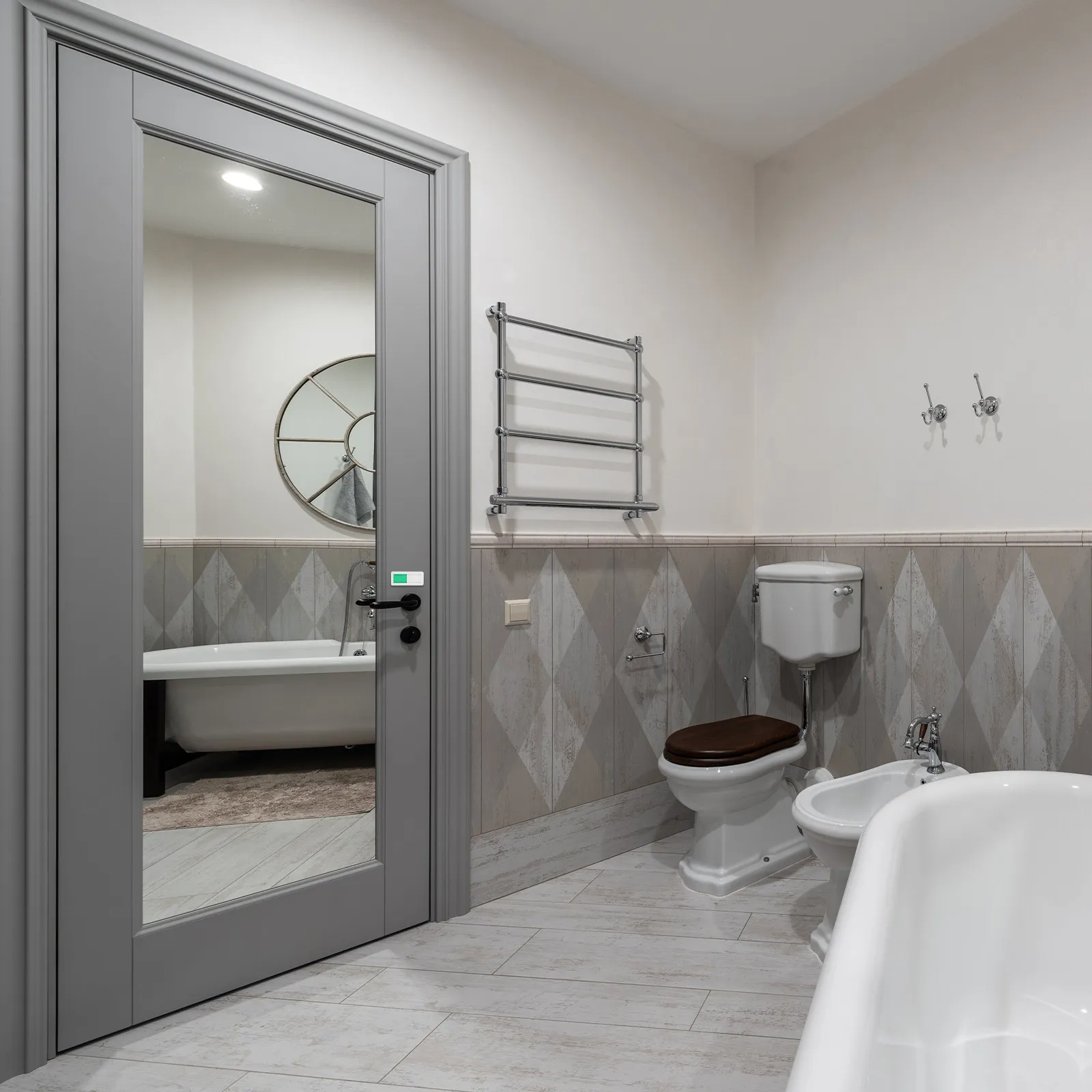 

Pmma Material Toilet Slide Door Signboard Vacant Occupied Privacy Sign for Bathroom Restroom Vacant Occupied Sign