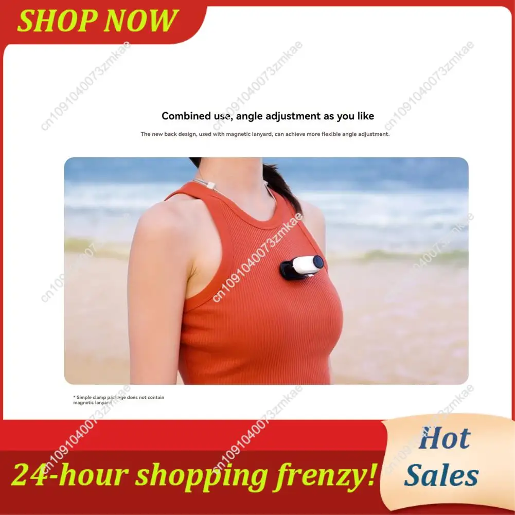 Daily Sale For Insta360 GO 3S / GO 3 Clip Mount Hat Clip Quick Release Clamp Magnetic Frame Fixed Holder Thumb Camera Accessory