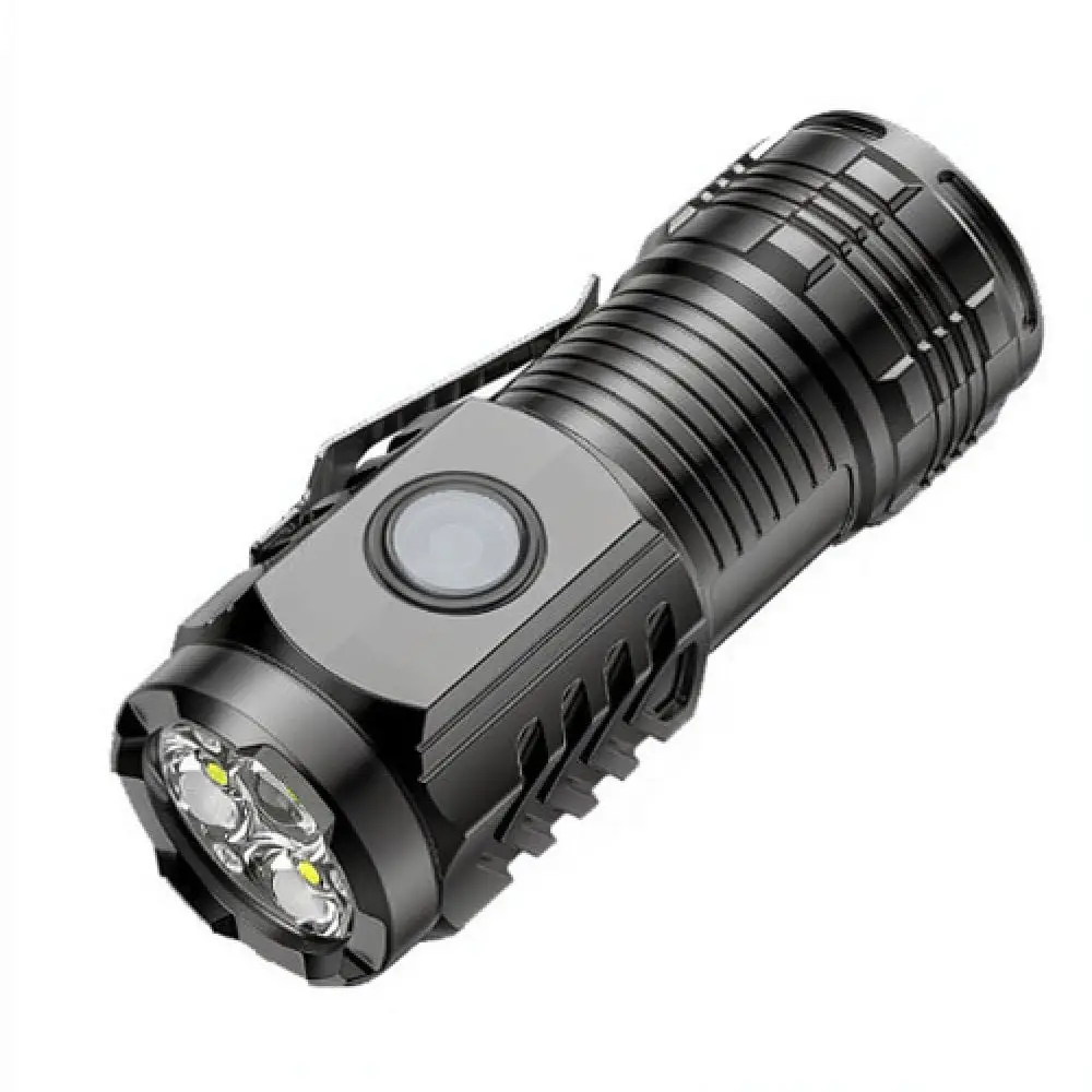 High Performance Mini Torch Rechargeable LED Flashlight Compact Hat Clip Light For Outdoor Search Survival Rescue