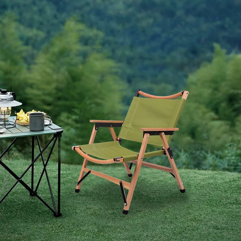 1 piece of green outdoor folding chair, garden chair, green leaf portable furniture, easy to install