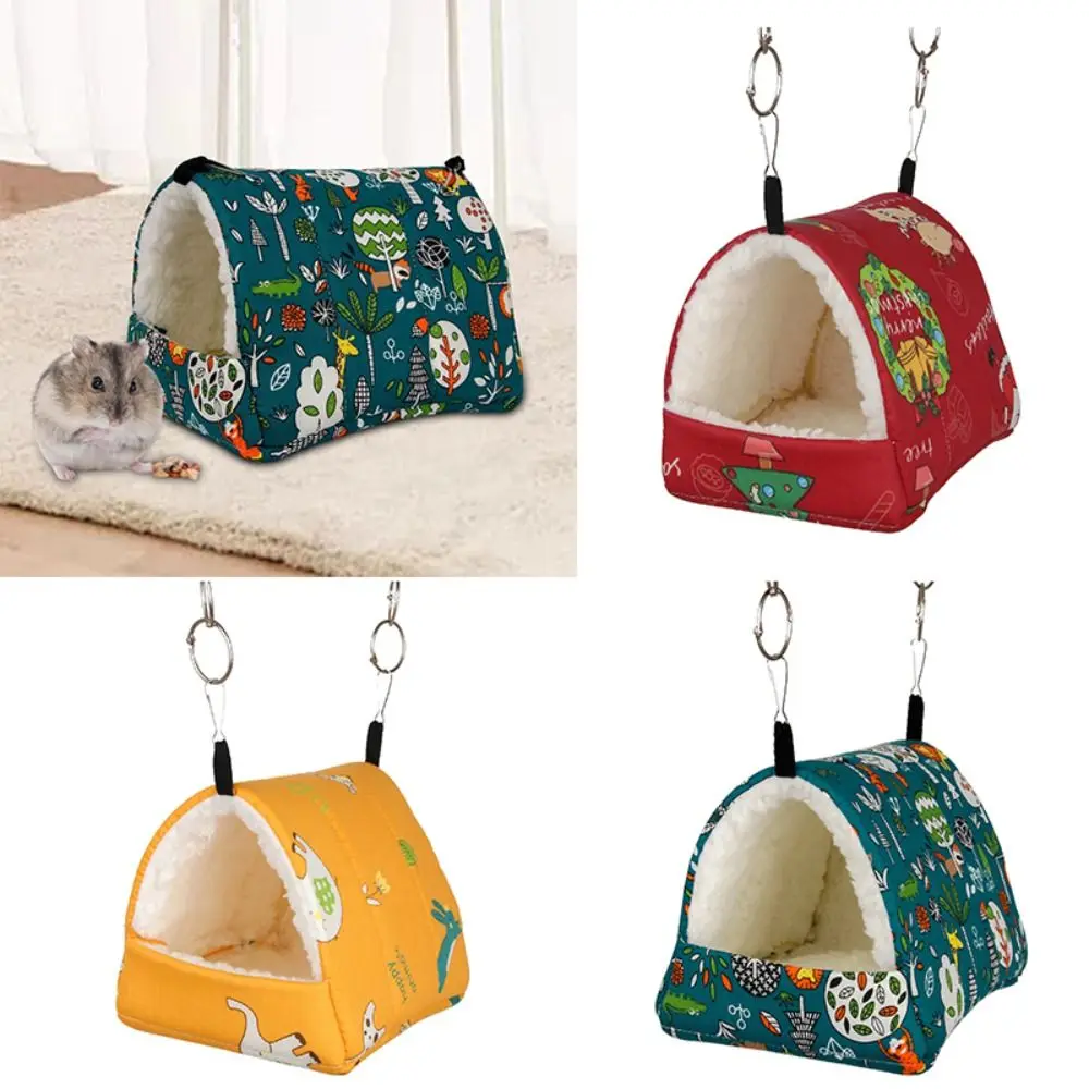 Hamster Hammock Bed Hamster DEN Cage Accessories for Parrot Ferret Squirrel