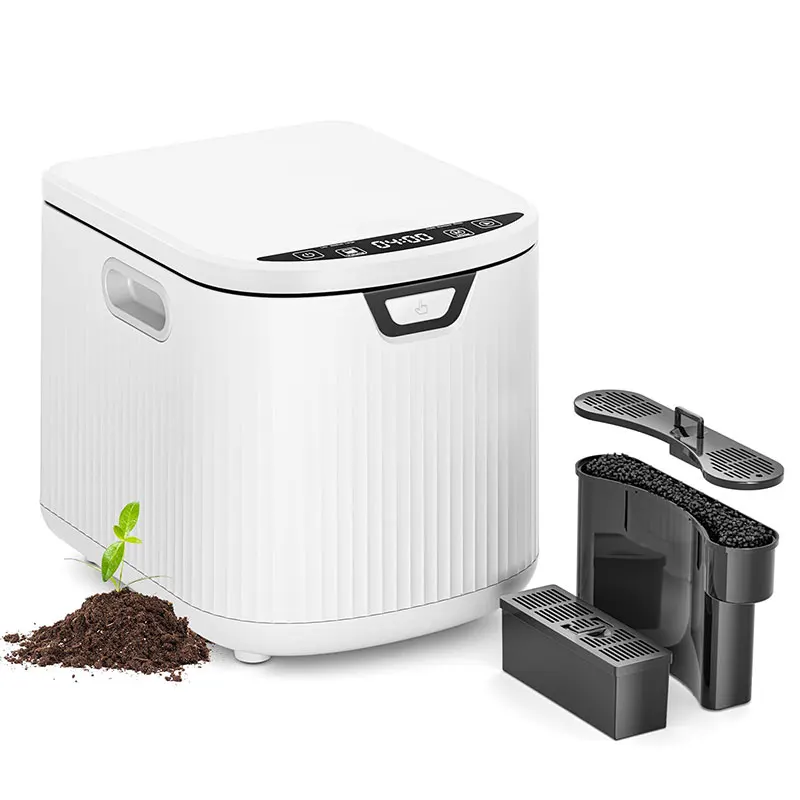 Home Indoor F/ertilizer Machine Large Capacity 3.3L Food Composting Machine Self-Cleaning Electric Kitchen Composter With Handle