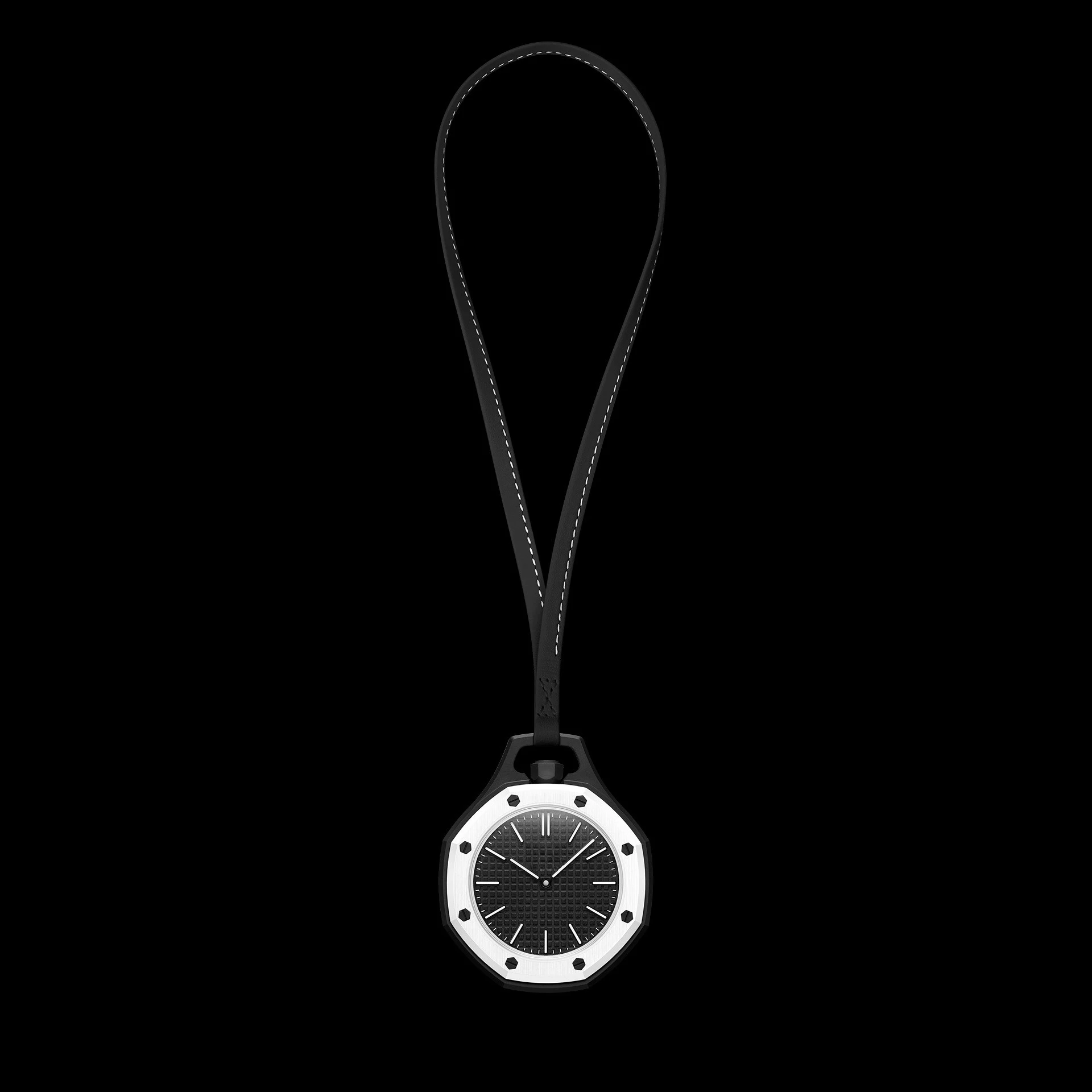 2026 New D-SPORT Collaboration Pocket Watch Fashion Quartz Wristwatch Waterproof Leather Strap Pendant Hanging Watc image 3