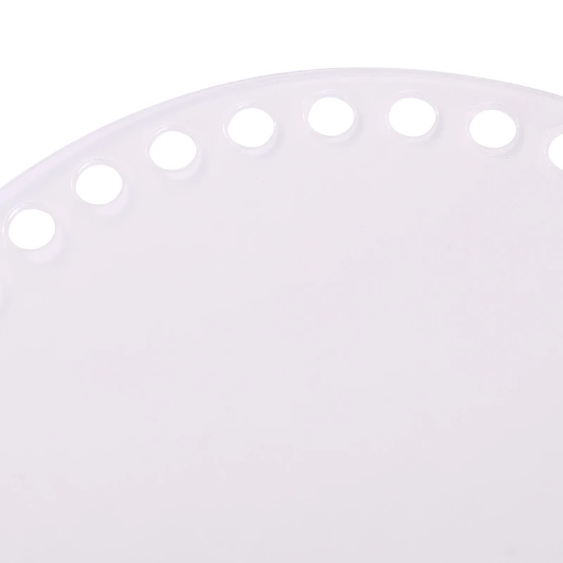 Moule de base en acrylique transparent de forme ronde, 10 cm, 12 cm, 15 cm, 18/20 cm, bricolage, sac tissé, planche transparente, ensemble de 2 pièces