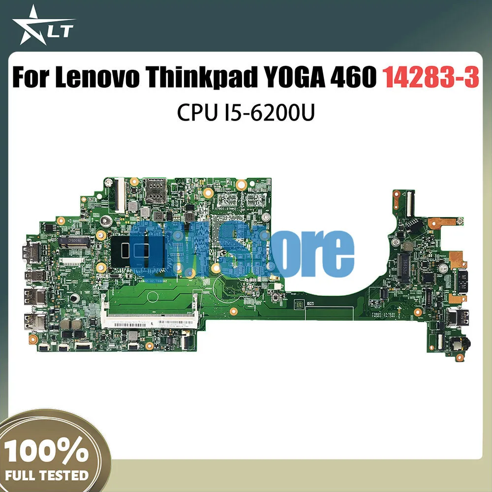 

01HY663 14283-3 Laptop Mainboard For LENOVO Thinkpad Y0GA 460 With I5-6200U Notebook Motherboard Tested