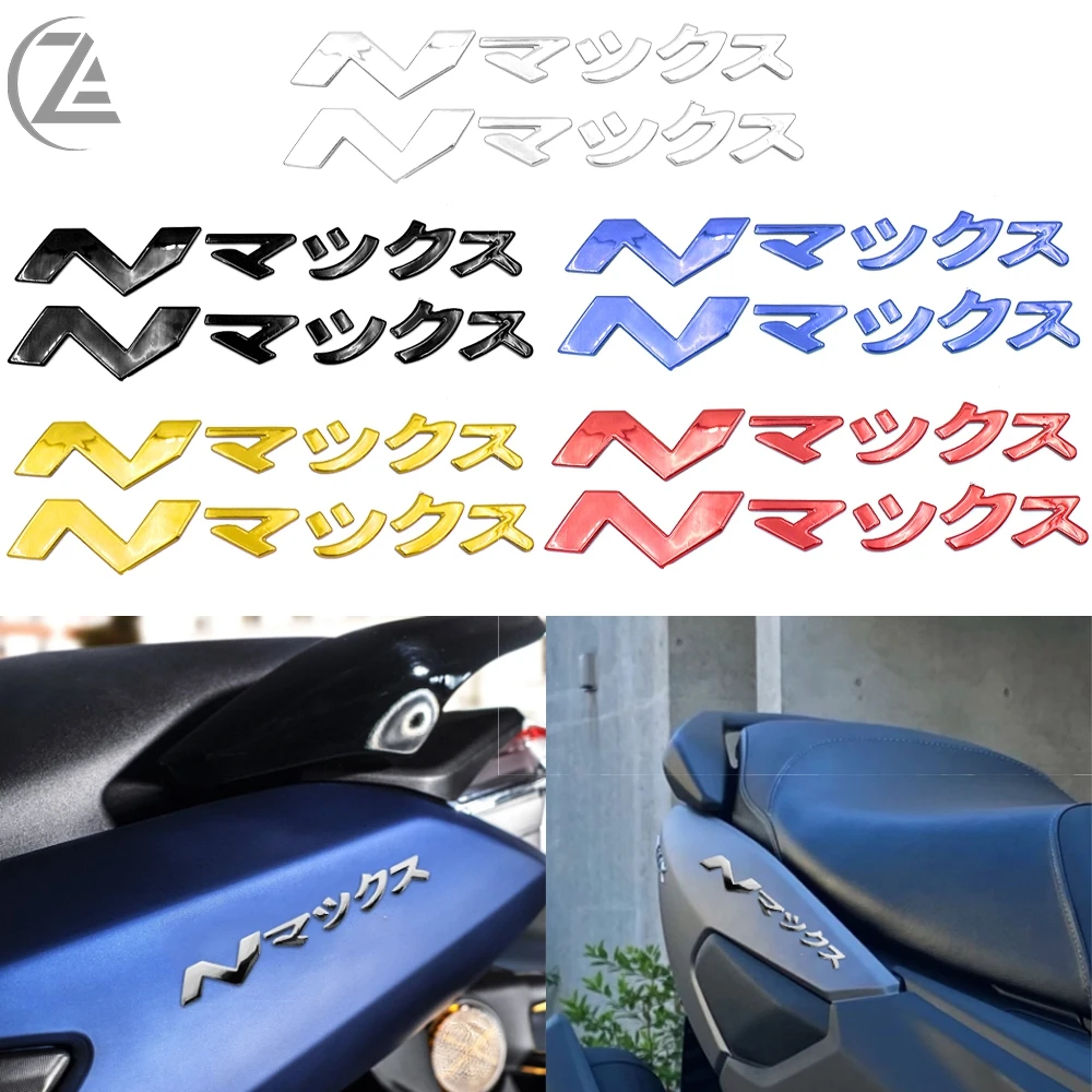 ACZ Motorcycle 3D Tank Emblem Stickers Japanese N-MAX Waterproof Logo Decals For Yamaha NMAX 155 N-MAX NMAX155 125 150