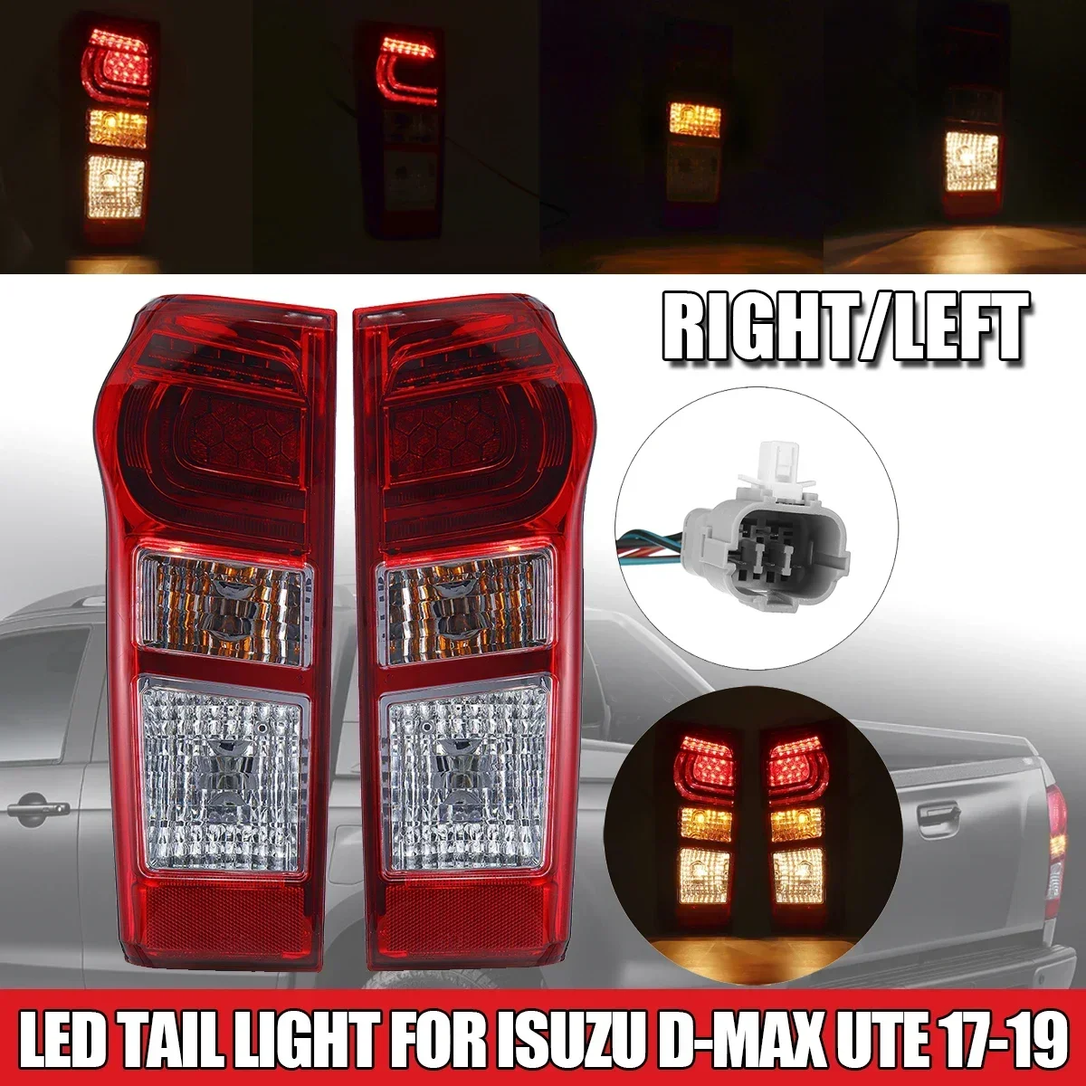 

Car Replacement Parts Rear Brake Tail Light for Isuzu DMax D-Max Pickup 2017 2018 2019 Auto Parts